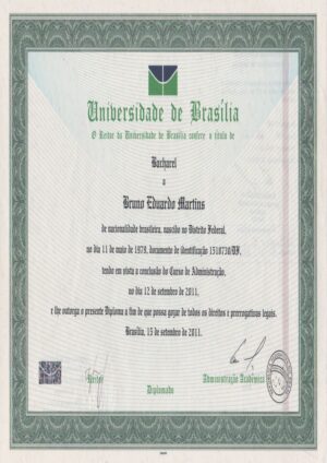 Buy college degree from the Universidade de Brasília