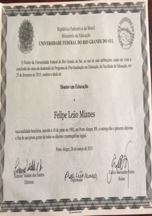 Buy college degree from the Universidade Federal do Rio Grande do Sul