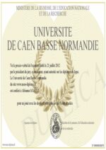 Buy college degree from The Université de Caen Normandie