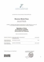 Buy college degree from the Université de Fribourg