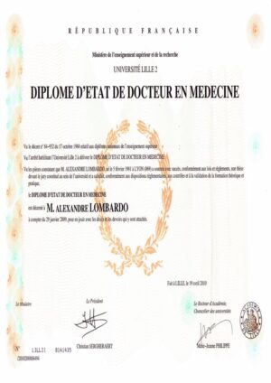 Buy college degree from The Université de Lille