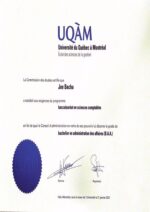 Buy college degree from The Université du Québec à Montréal