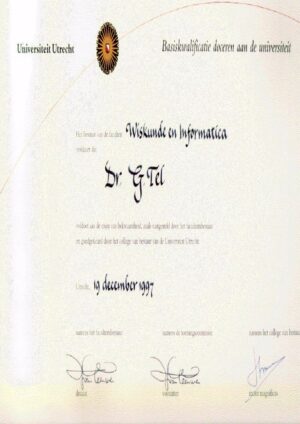 Buy college degree from The Universiteit Utrecht