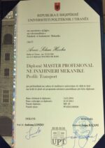 Buy college degree from the Universiteti Europian i Tiranës