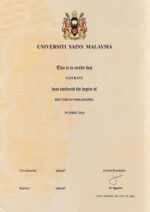 Buy college degree from The Universiti Sains Malaysia