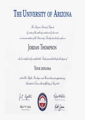 Buy college degree from The University of Arizona