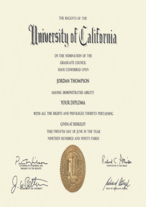 Buy college degree from The University of California, Berkeley