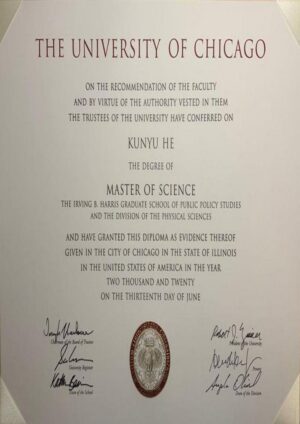 Buy college degree from The University of Chicago