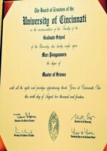 Buy college degree from The University of Cincinnati