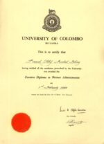 Buy college degree from the University of Colombo