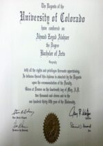 Buy college degree from The University of Colorado Denver