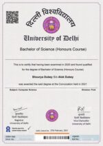 Buy college degree from the University of Delhi