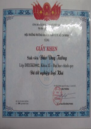 Buy college degree from the University of Economics Ho Chi Minh City
