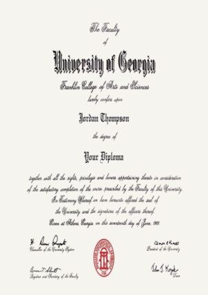 Buy college degree from The University of Georgia