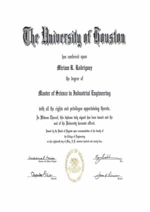 Buy college degree from The University of Houston