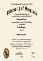 Buy college degree from The University of Maryland