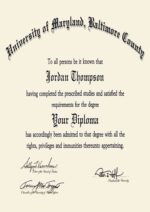 Buy college degree from The University of Maryland, Baltimore County