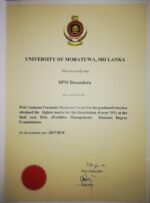 Buy college degree from the University of Moratuwa