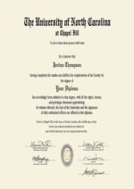 Buy college degree from The University of North Carolina at Chapel Hill