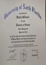 Buy college degree from The University of North Florida