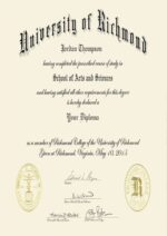 Buy college degree from The University of Richmond