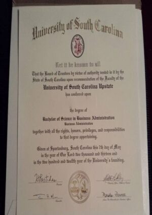 Buy college degree from The University of South Carolina