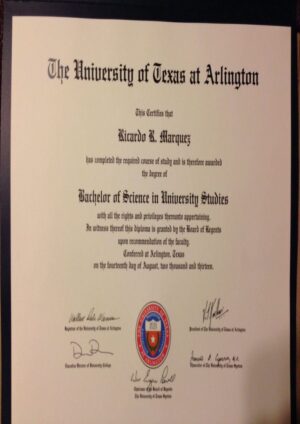 Buy college degree from The University of Texas at Arlington
