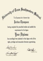 Buy college degree from The  University of Texas Southwestern Medical Center