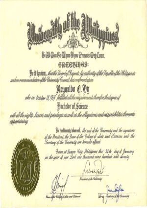 Buy college degree from the University of the Philippines System