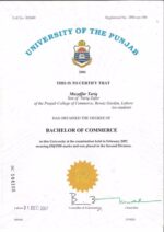 Buy college degree from the University of the Punjab