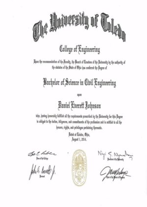 Buy college degree from The University of Toledo