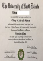 Buy college degree from The University of University of North Dakota