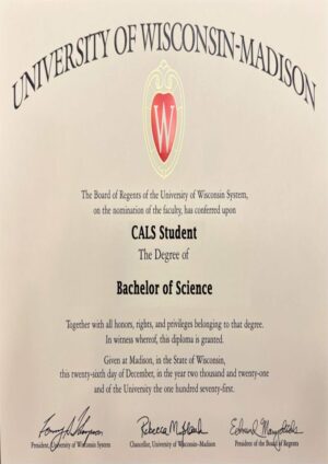 Buy college degree from The University of Wisconsin-Madison