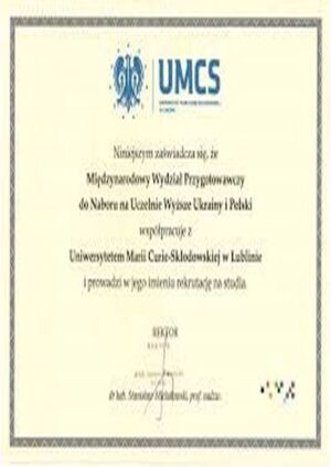 Buy college degree from the Uniwersytet Marii Curie-Sklodowskiej w Lublinie