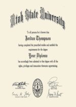 Buy college degree from The Utah State University