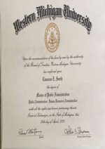 Buy college degree from The Western Michigan University