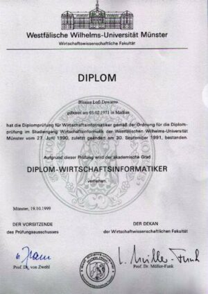 Buy college degree from the Westfälische Wilhelms-Universität Münster