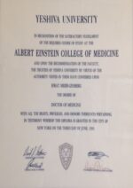 Buy college degree from The Yeshiva University