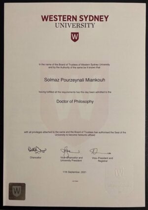 Buy college degree from Western Sydney University