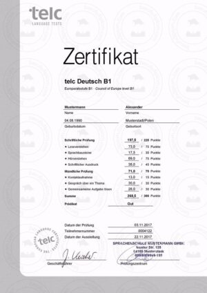 Buy German language Test Telc B1  from The Telc Institut Germany