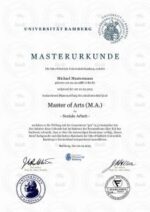 Buy master’s, degrees Master’s degrees - Otto-Friedrich-Universität Bamberg