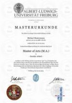 Buy master’s,  degrees Master’s degrees - Albert-Ludwigs-Universität Freiburg