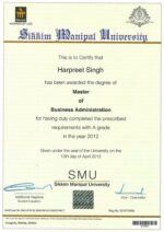 Buy college degree from The Sikkim Manipal University