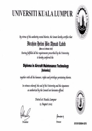 Buy college degree from The Universiti Kuala Lumpur